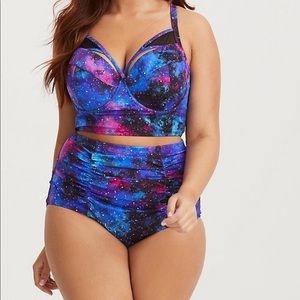 Torrid Galaxy Mesh Underwire Bikini Top